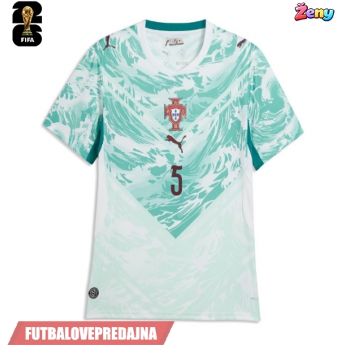 Lacne Ženy Futbalové dres Portugalsko Diogo Dalot #5 MS 2026 Krátky Rukáv - Preč